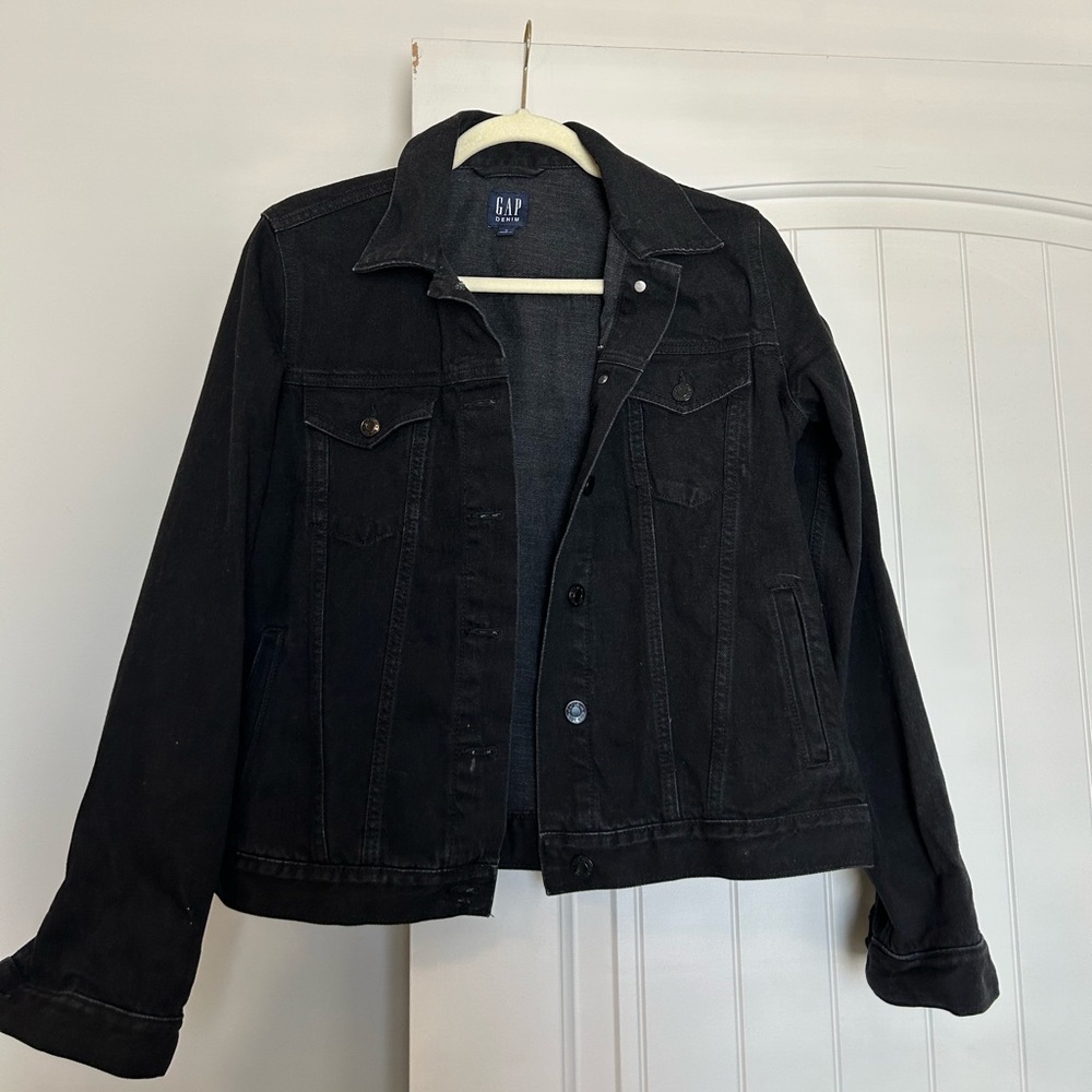GAP Black Jean Jacket